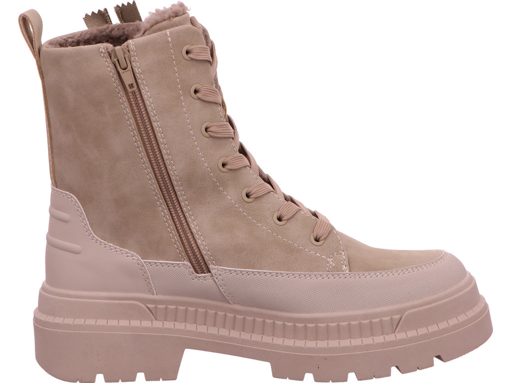 Bagatt Damen Stiefel Elin in beige-bunt-kombiniert