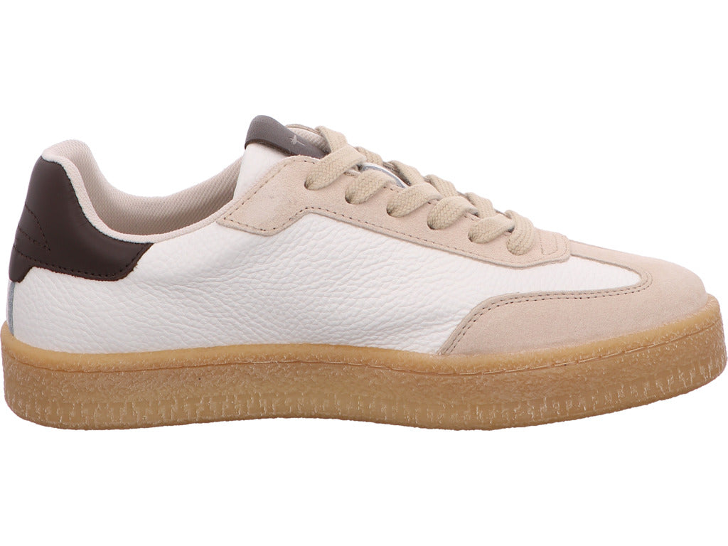 Tamaris Damen Sneaker in weiß-bunt-kombiniert