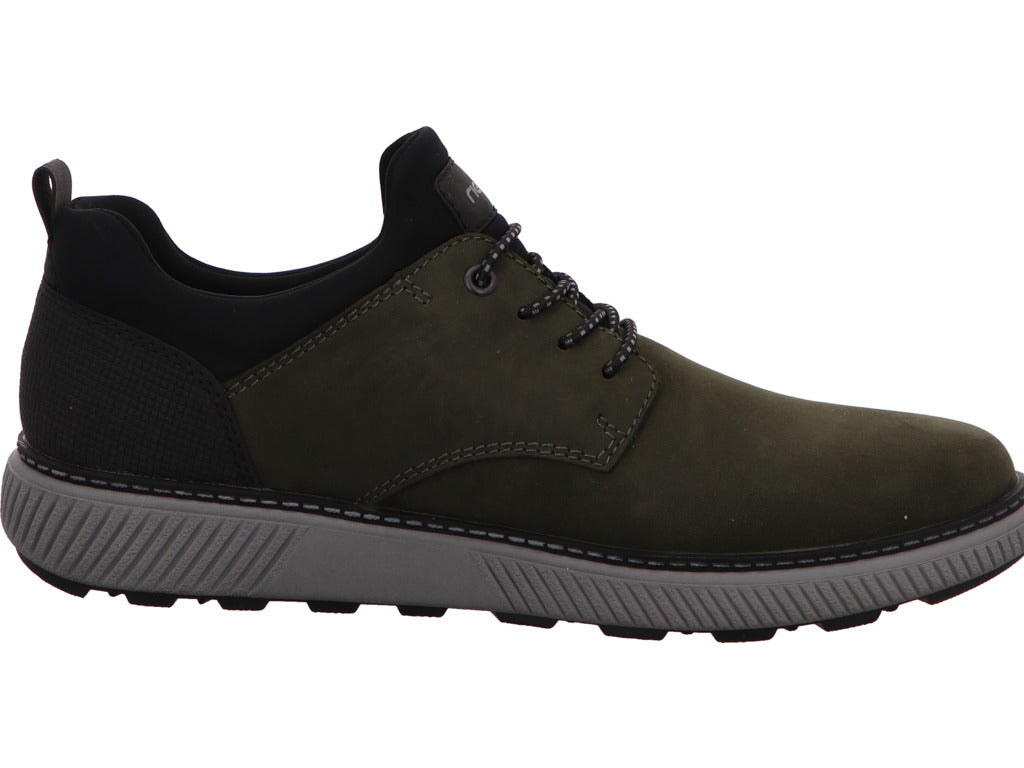 Rieker Herren Halbschuh in grün-bunt-kombiniert