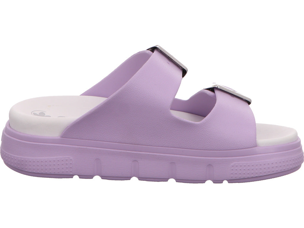 Rieker Damen Pantolette in viola