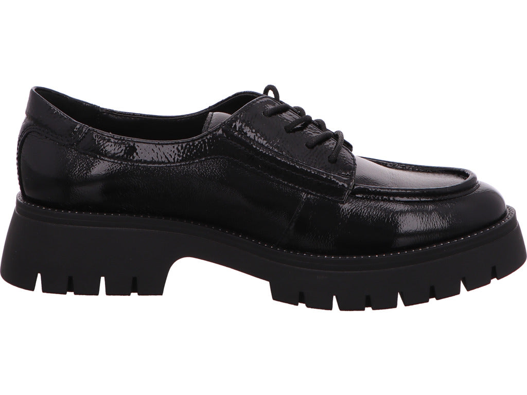 Regarde Le Ciel Damen Schnürschuh Leticia-01 in schwarz