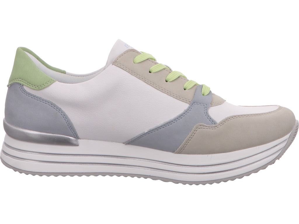Remonte Damen Sneaker in weiß-bunt-kombiniert
