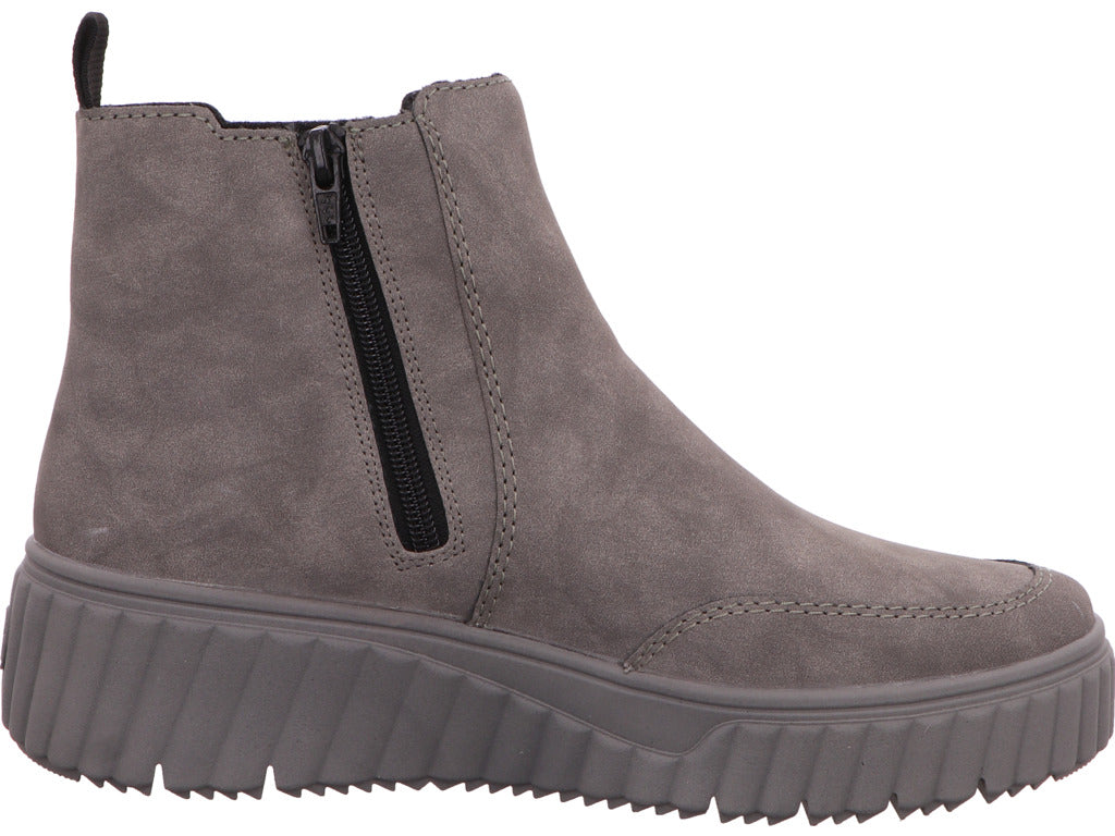 Rieker Damen Stiefel in grau-kombiniert