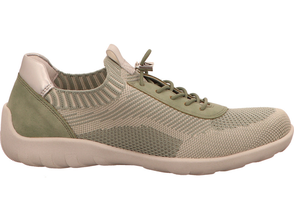 Remonte Damen Sneaker in grün-bunt-kombiniert