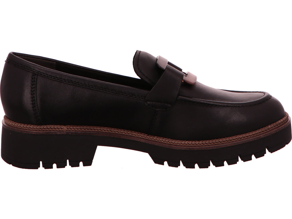 Tamaris Damen Slipper in schwarz