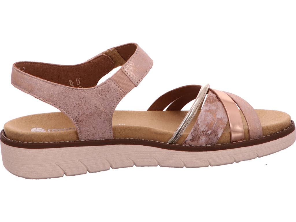 Remonte Damen Sandalette in rose