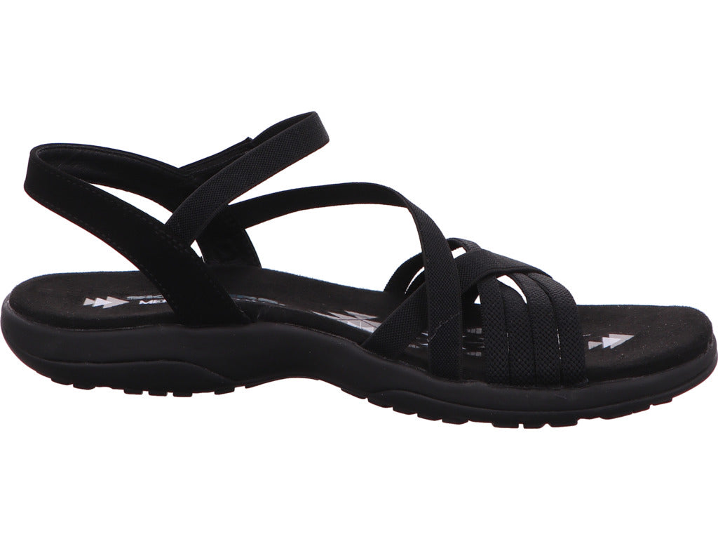 Skechers Reggae Slim-Summer Heat damessandaal in zwart