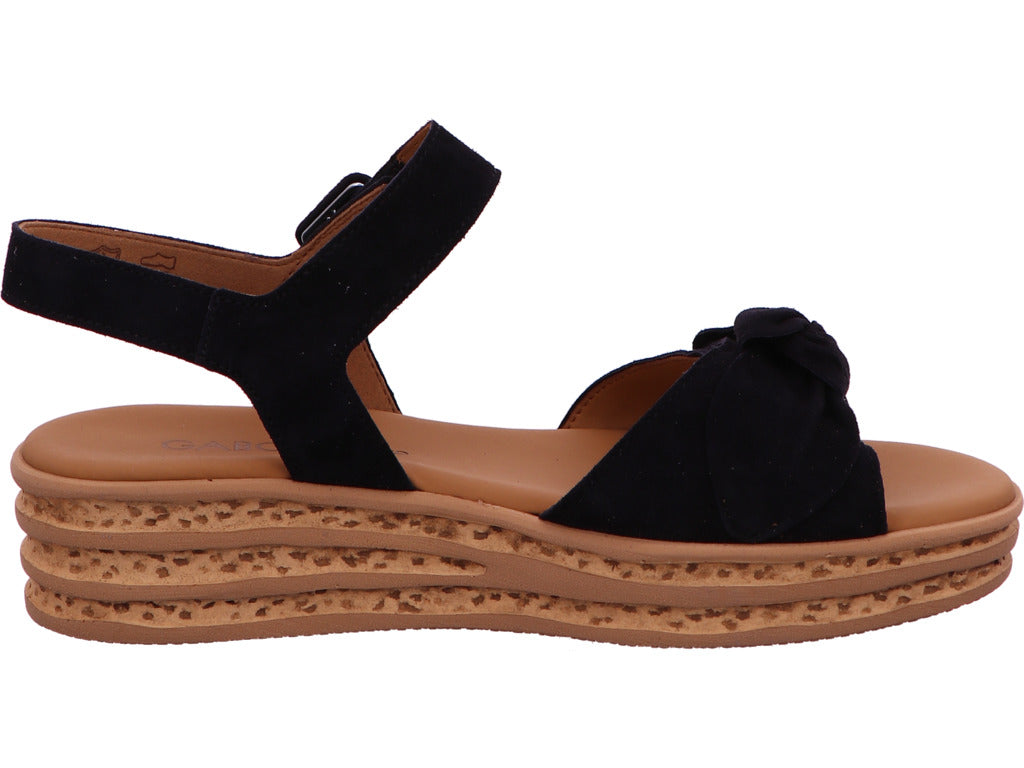 Gabor Damen Sandalette in dunkelblau