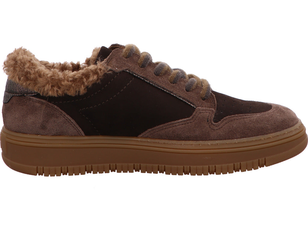 Paul Green Damen Sneaker in dunkelbraun