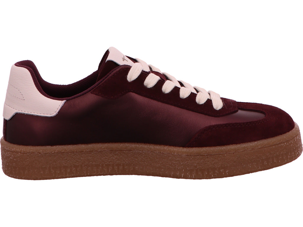 Tamaris Damen Sneaker in bordo