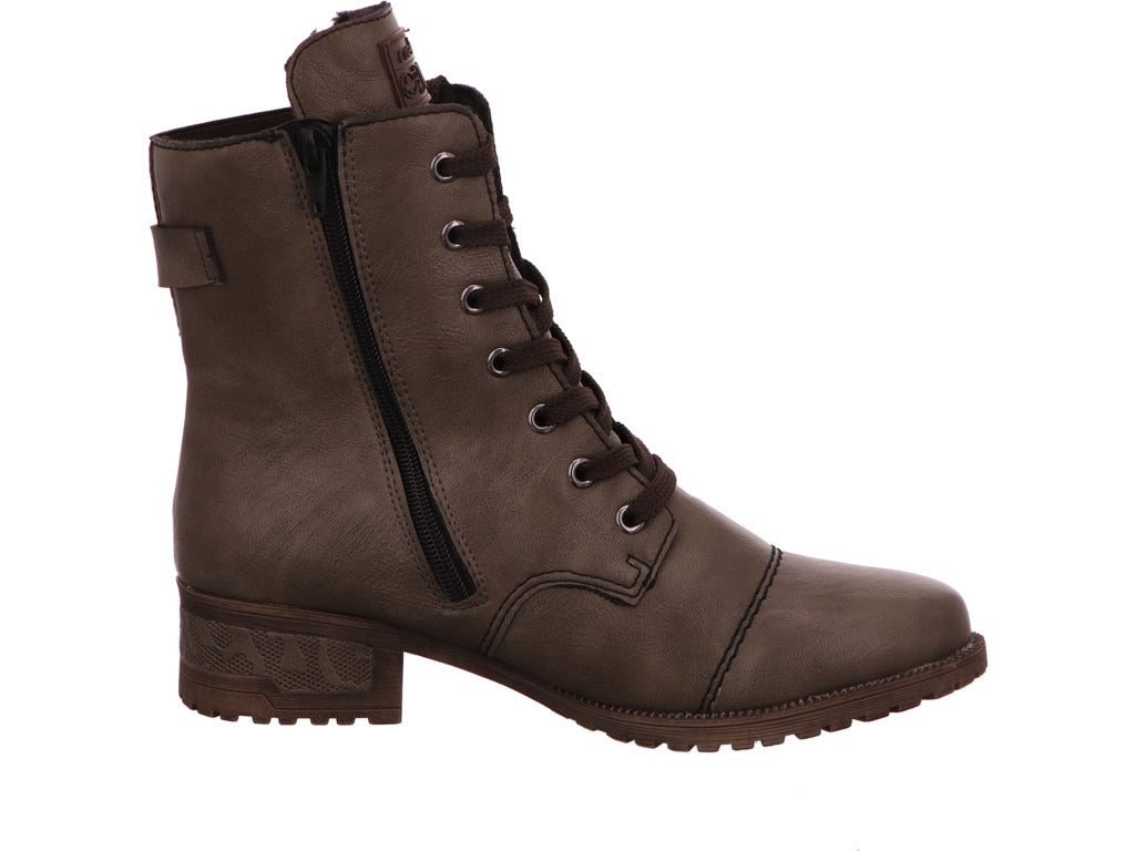 Rieker dameslaarzen in olijfgroen