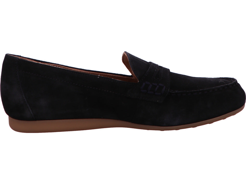 Paul Green Damen Slipper in dunkelblau