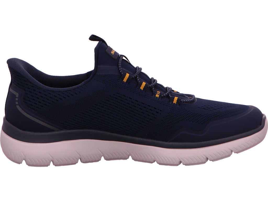 Skechers herenslippers Summits - Top Rate in donkerblauw