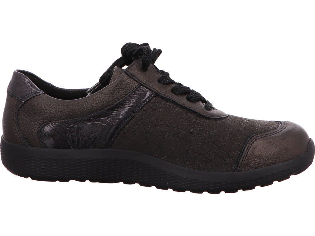 Waldläufer Damen Schnürschuh in grau