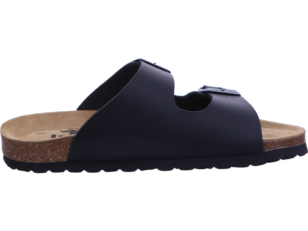 Longo Herren Pantolette in schwarz