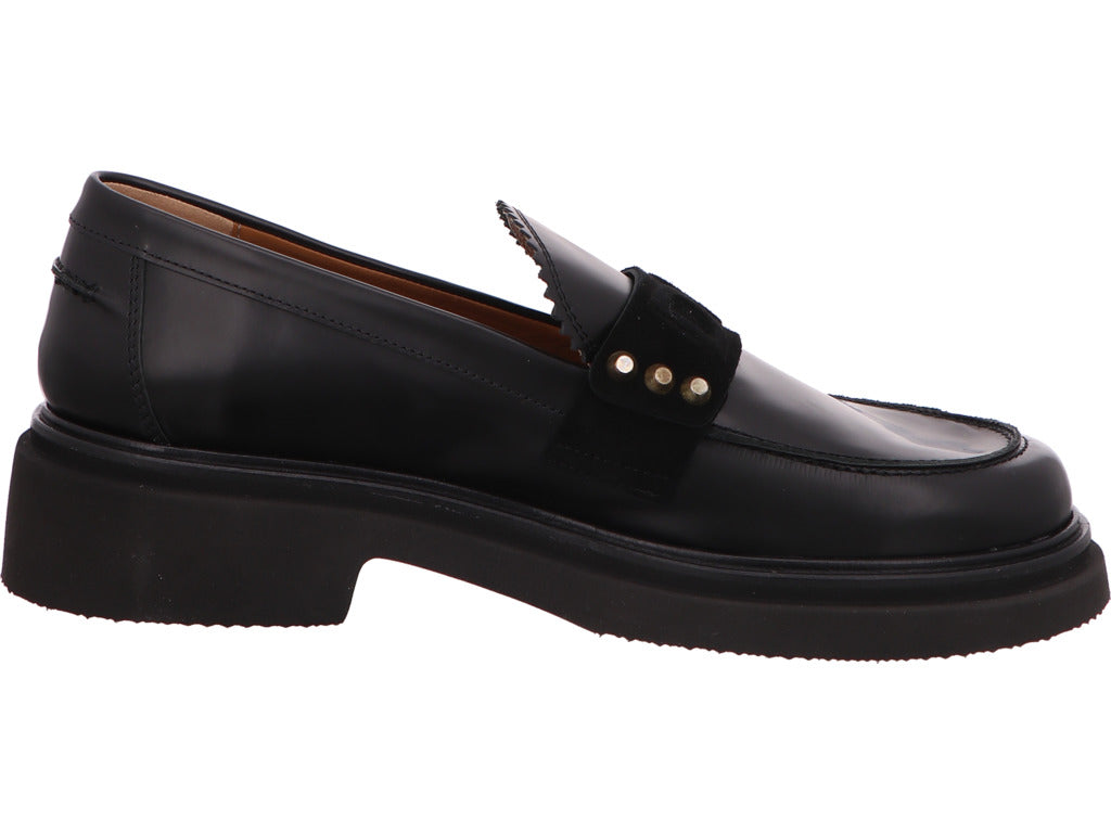 Donna Carolina Damen Slipper in schwarz