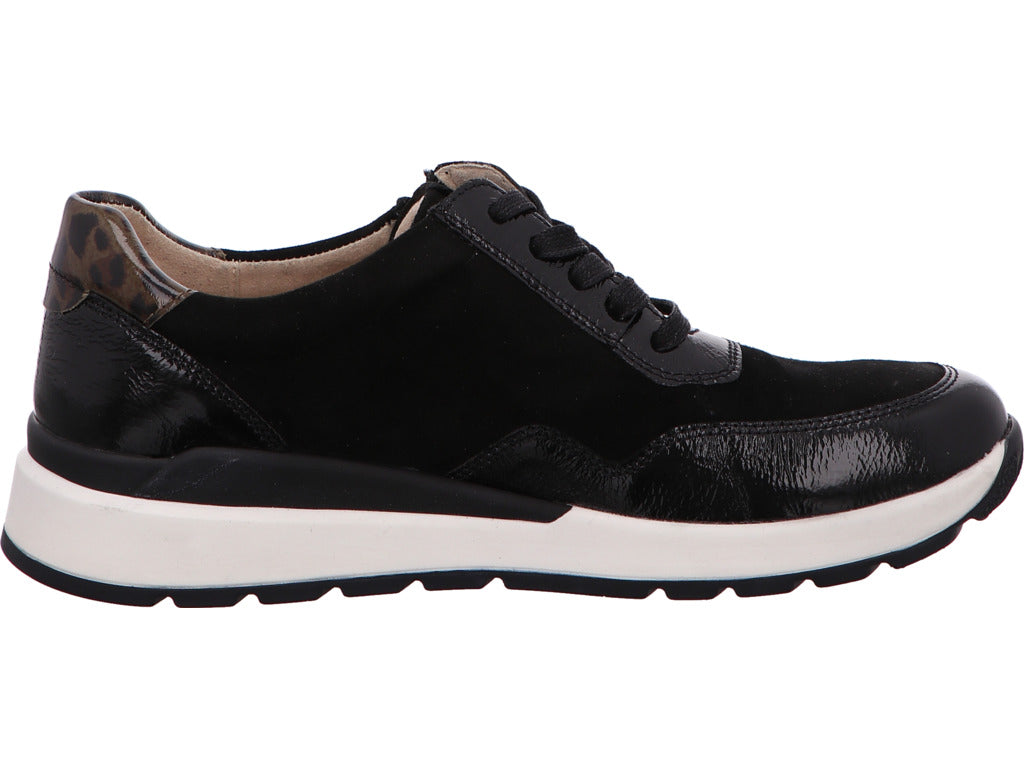 Caprice Damen Sneaker in schwarz-bunt-kombiniert