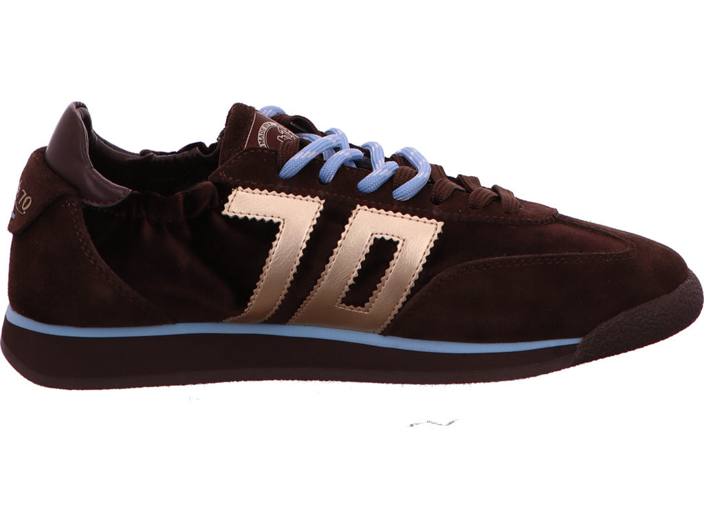 Back 70 Damen Sneaker Rocket Fw26-V011 in braun-bunt-kombiniert