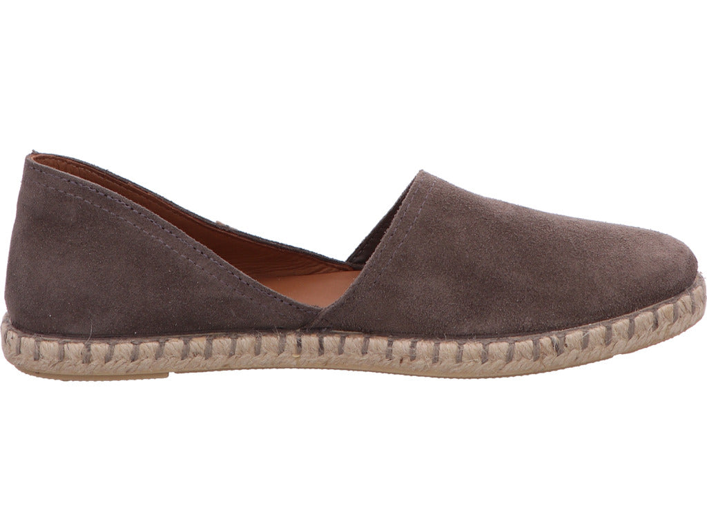 Fun Verbenas Damen Slipper in dunkelgrau