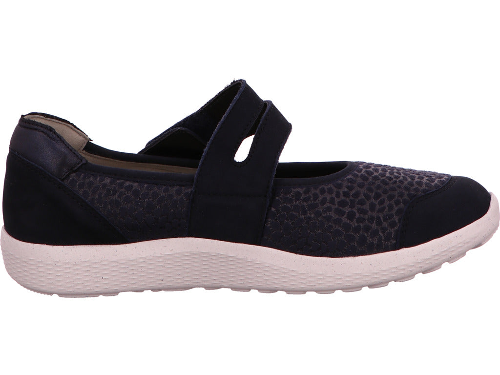 Waldläufer Damen Slipper K-Ira in dunkelblau