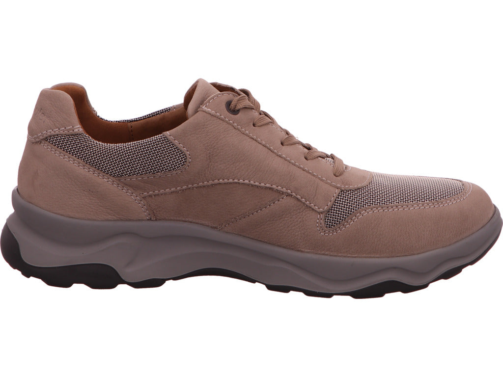 Waldläufer Herren Halbschuh Max in beige-bunt-kombiniert