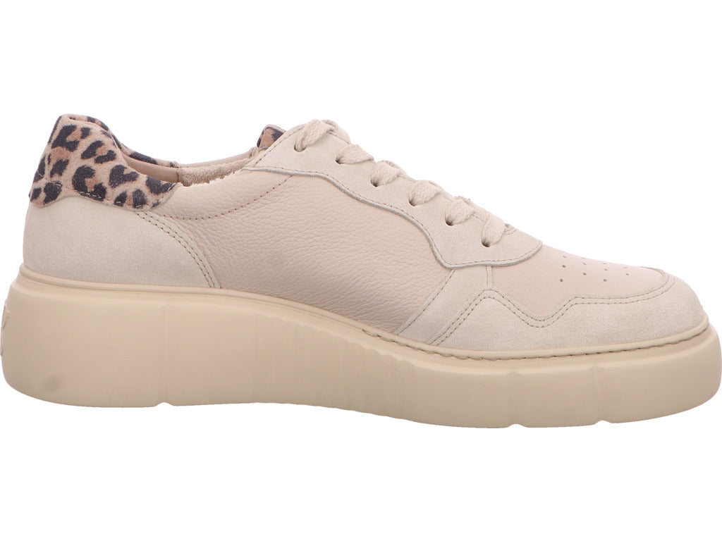 Paul Green Damen Sneaker in grau-bunt-kombiniert