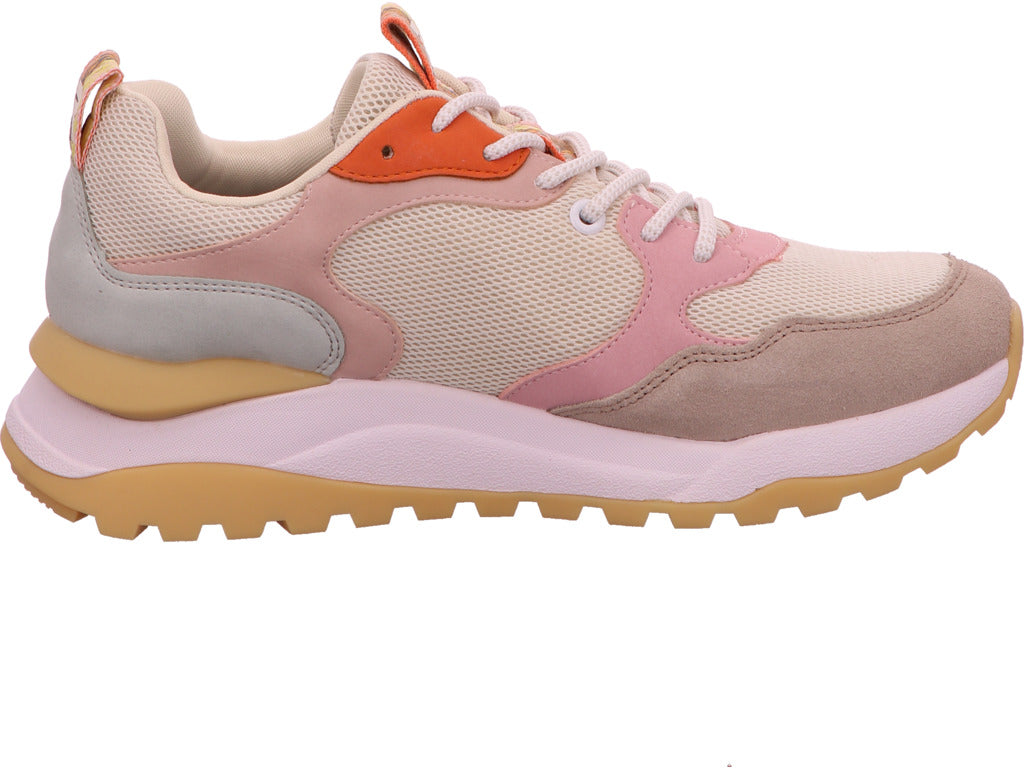 Rieker Damen Sneaker in beige-bunt-kombiniert