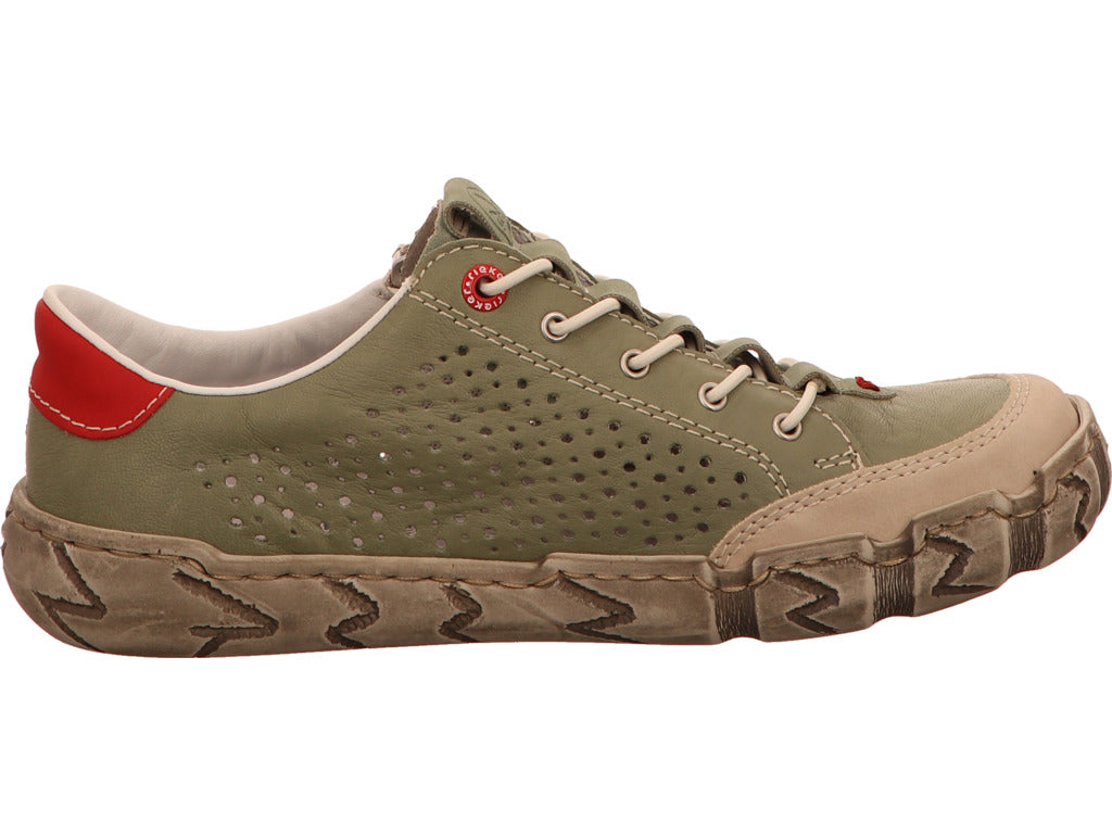Rieker Damen Sneaker in grün-bunt-kombiniert