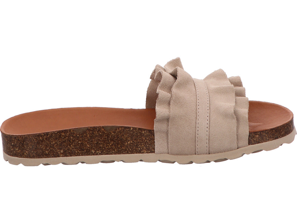 Fun Verbenas Damen Pantolette in weiß