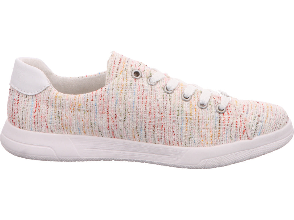 Rieker Damen Sneaker in weiß-bunt-kombiniert