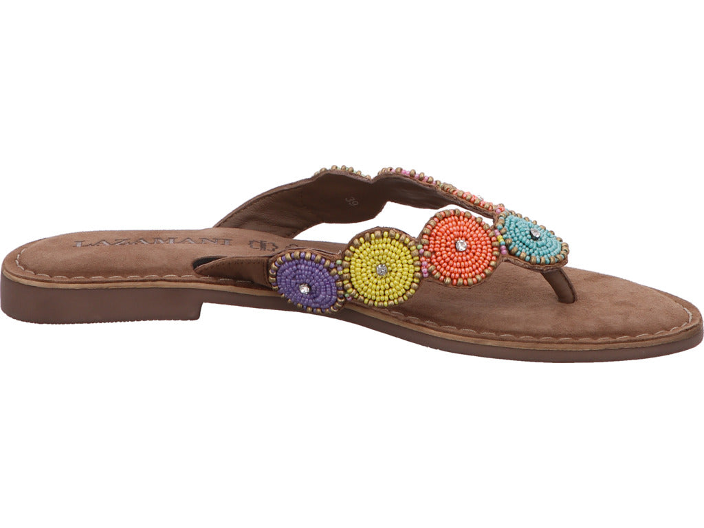 Lazamani Damen Pantolette in multicolour