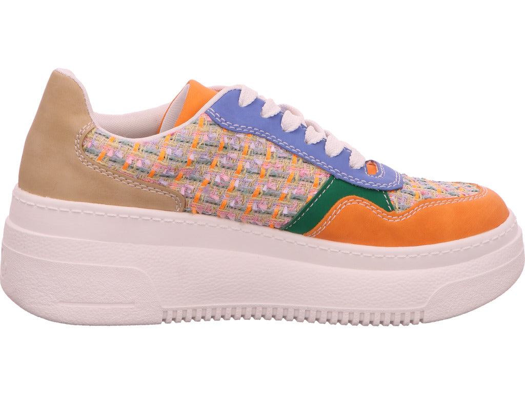 Rieker Damen Schnürschuh in orange