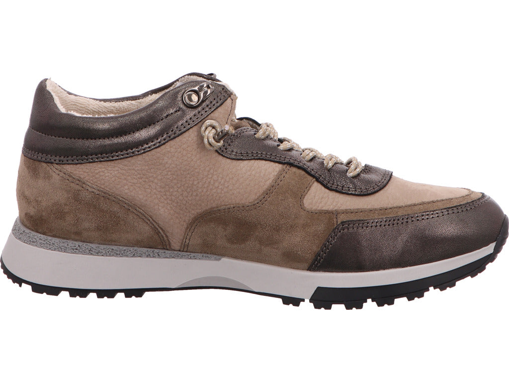 Paul Green Damen Sneaker in grau-bunt-kombiniert