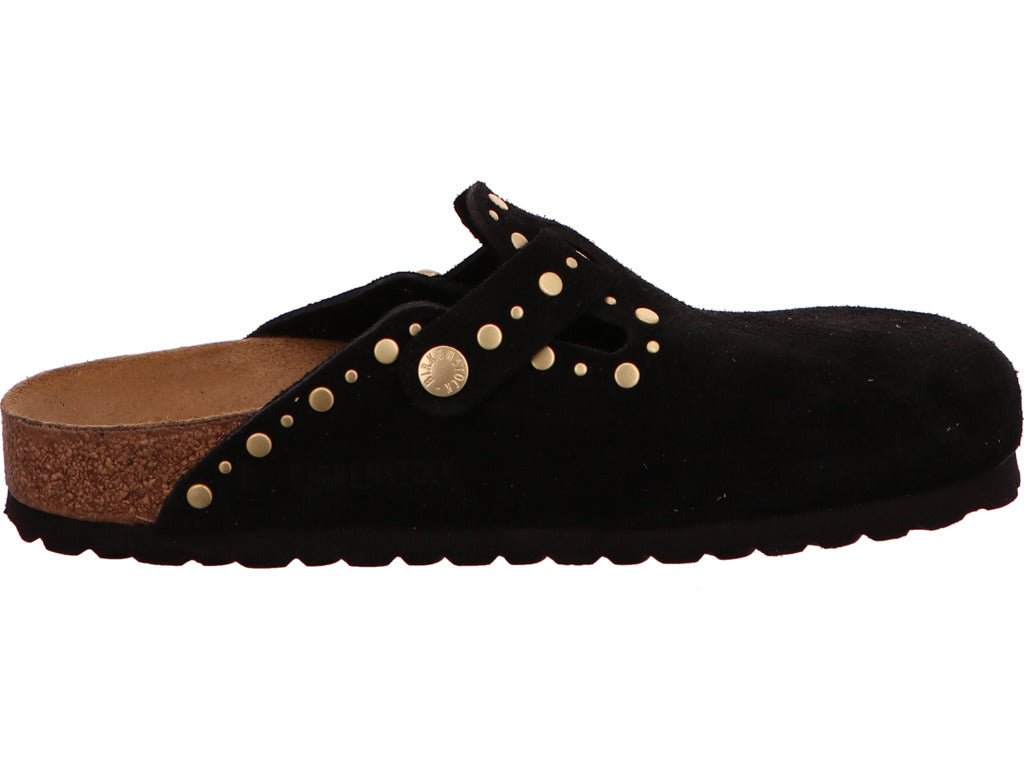 Birkenstock Damen Clog / Töffler Boston Rivet in schwarz