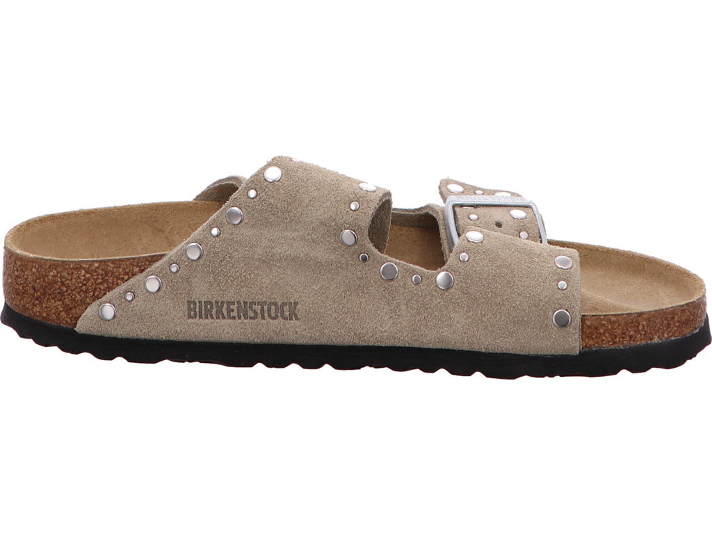 Birkenstock Damen Pantolette Arizona Rivet in taupe