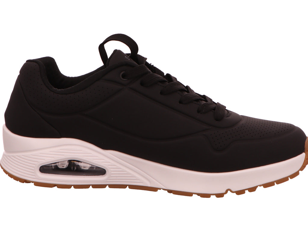 Skechers Uno Stand On Air herensneakers in zwart