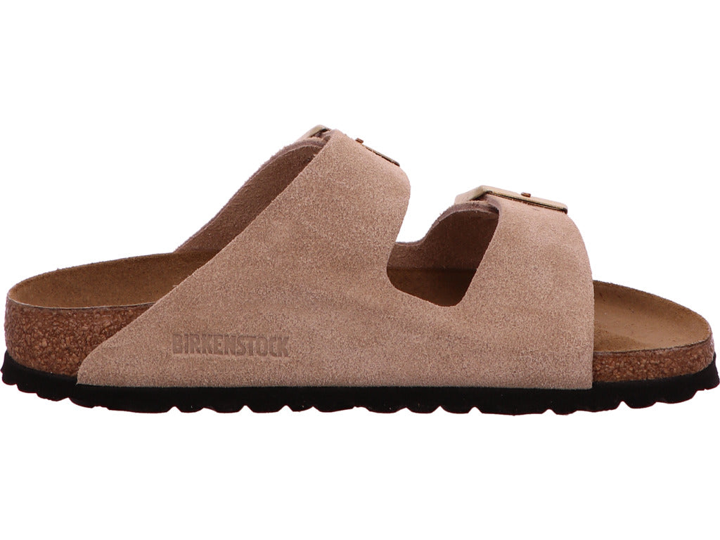 Birkenstock Damen Pantolette Arizona in hellbeige