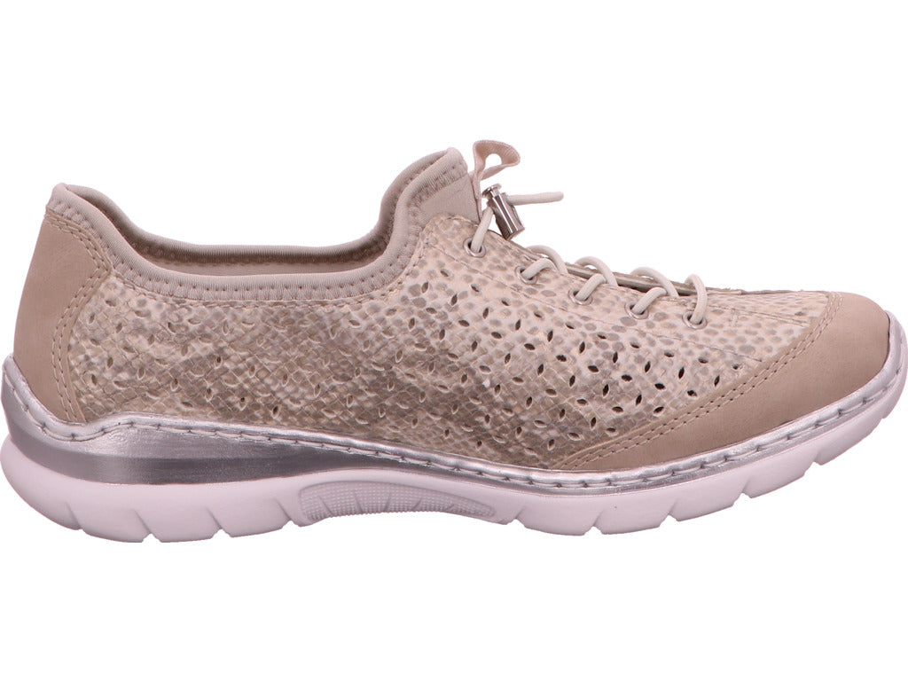 Rieker Damen Sneaker in beige-bunt-kombiniert