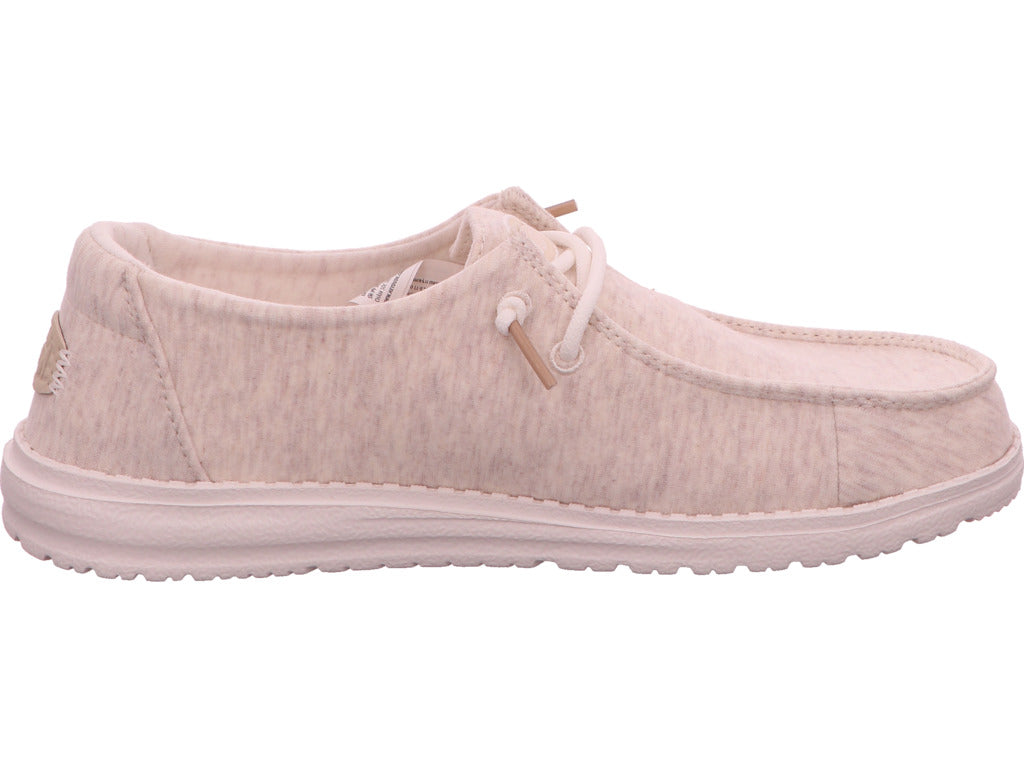 Hey Dude Damen Slipper Wendy Stretch Jersey in beige-bunt-kombiniert