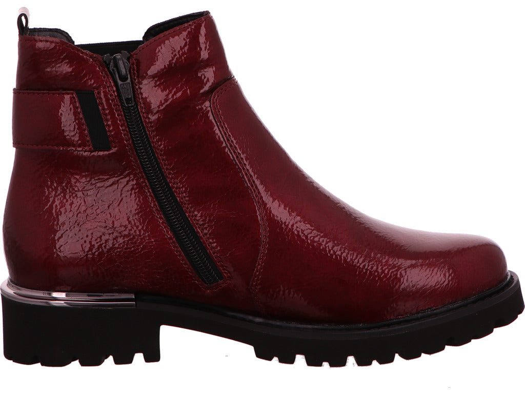 Remonte Damen Stiefel in rot-bunt-kombiniert