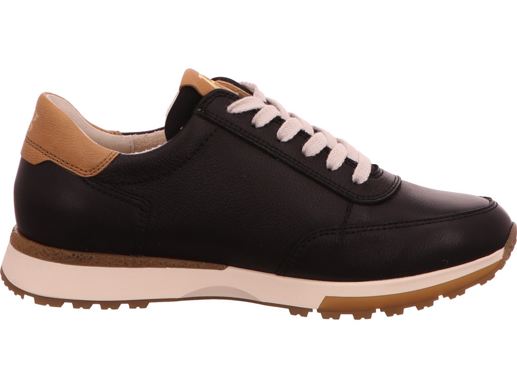 Paul Green Damen Sneaker in schwarz-bunt-kombiniert