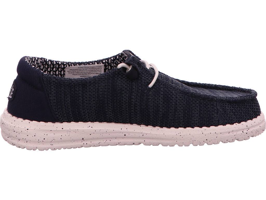 Hey Dude Damen Slipper Wendy Stretch Sox in dunkelblau