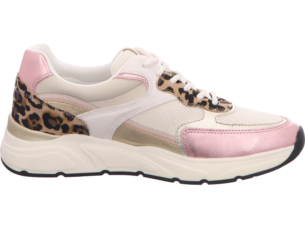 Tamaris Damen Sneaker in weiß-bunt-kombiniert