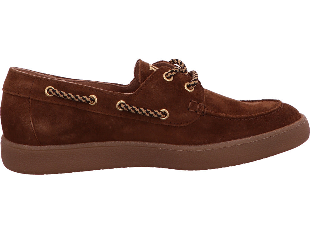 Paul Green Damen Schnürschuh in hellbraun
