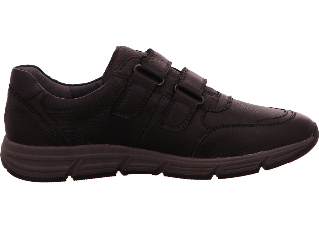 Waldläufer Herren Slipper Haslo in schwarz