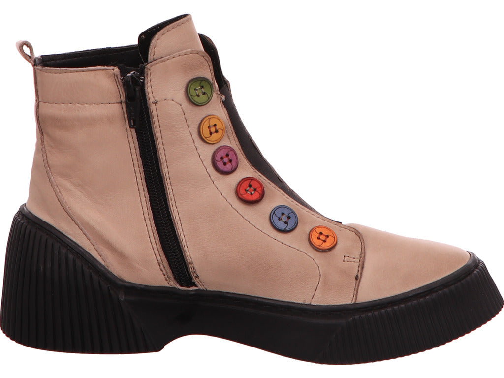 Gemini Damen Stiefel in grau-bunt-kombiniert