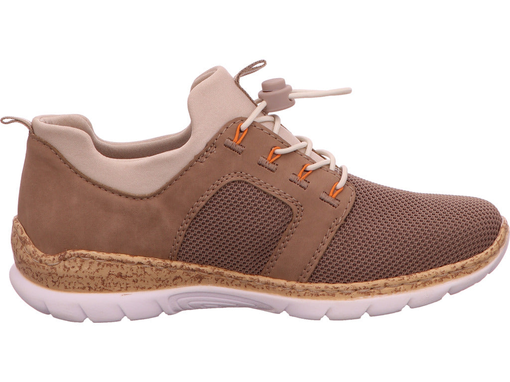 Rieker Damen Sneaker in braun-bunt-kombiniert
