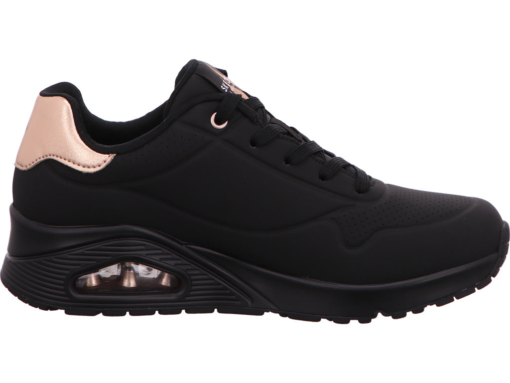 Skechers Damen Sneaker Uno-Golden Air in schwarz