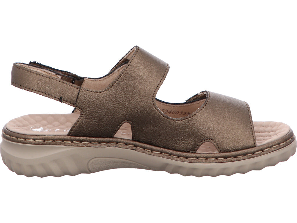 Rieker Damen Sandalette in metallic