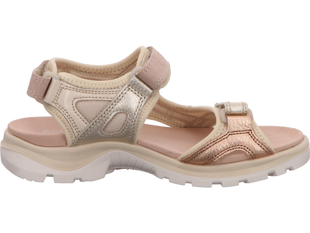Ecco Damen Sandalette Offroad Yucatan in beige-bunt-kombiniert